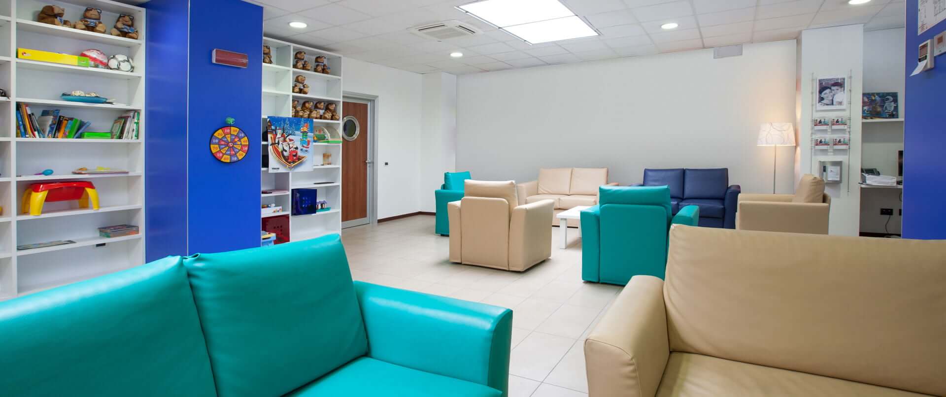 Ampio salotto di Ronald McDonald Family Room® Alessandria