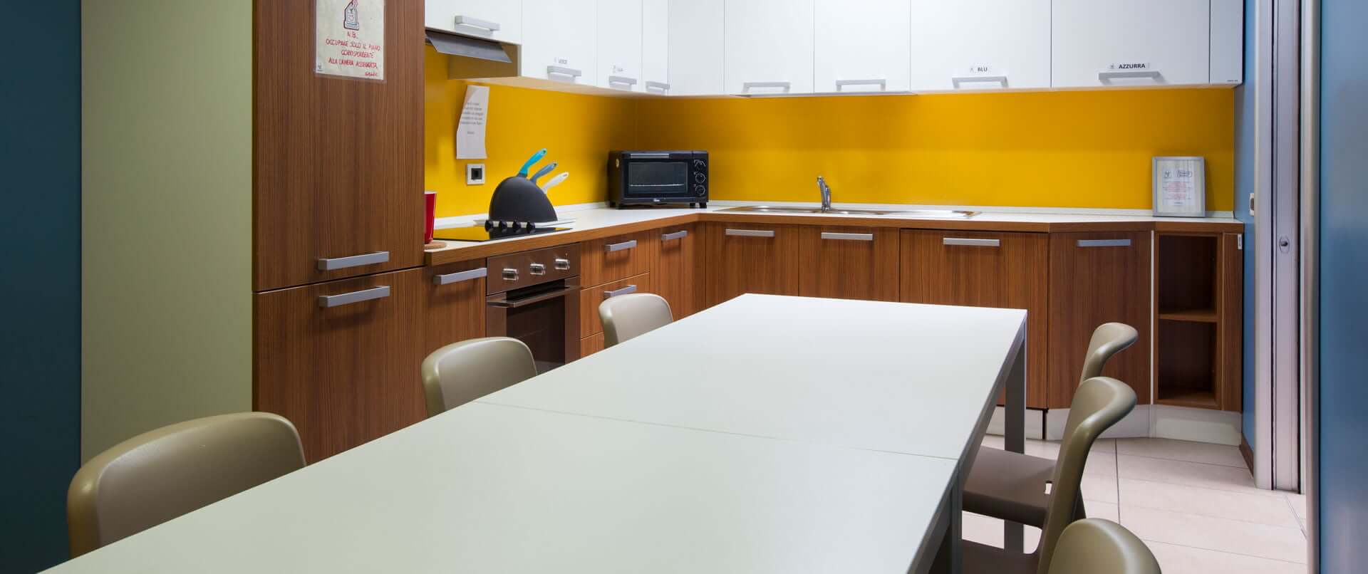 La cucina di Ronald McDonald Family Room® Alessandria