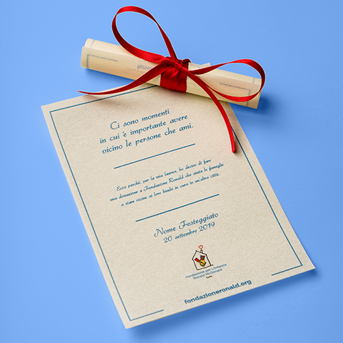 Pergamena 10x11 cm personalizzata - Laurea